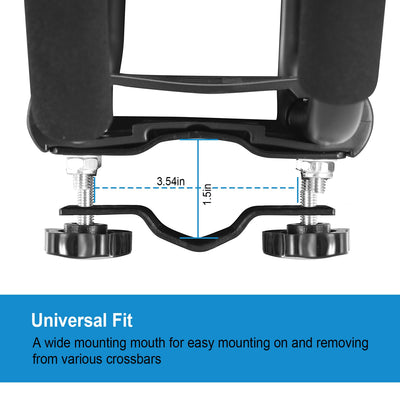 1 Pair Universal J - Bar Kayak Carrier 220LBS Load Heavy Duty Canoe Car Top Mount Carrier Roof Rack With 2Pcs Tie Down Straps - 5 - CJ