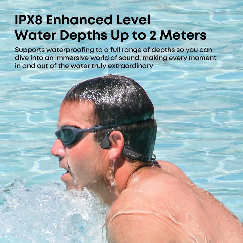 IPX8 Waterproof Headset Swimming Bluetooth Headphones With 32G TF Card Sports Wireless Earbuds Stereo Bone Conduction Earphone - 5 - CJ