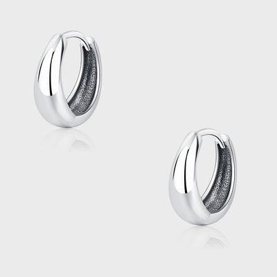 Luxurious Simple Plain Ring 925 Sterling Silver Earrings Female Water Drop Earrings - 4 - https://x.com/titan_prim62775J