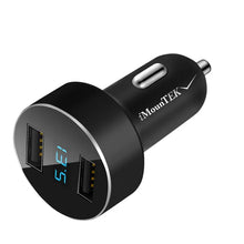 Universal 15W/3.1A Dual USB Car Charger Adapter Aluminum Alloy Fast Car Charging Adapter For IPhone XR XS Tablet PC - 5 - CJ