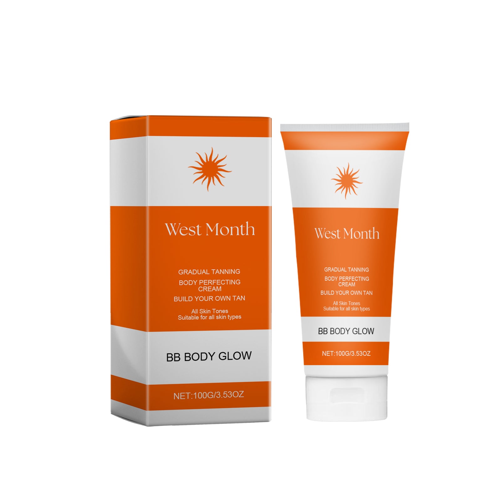 West Month Anti - Tanning Cream, Beach Anti - Tanning Cream For Tanning And Tan Skin Care Cream - 5 - CJ