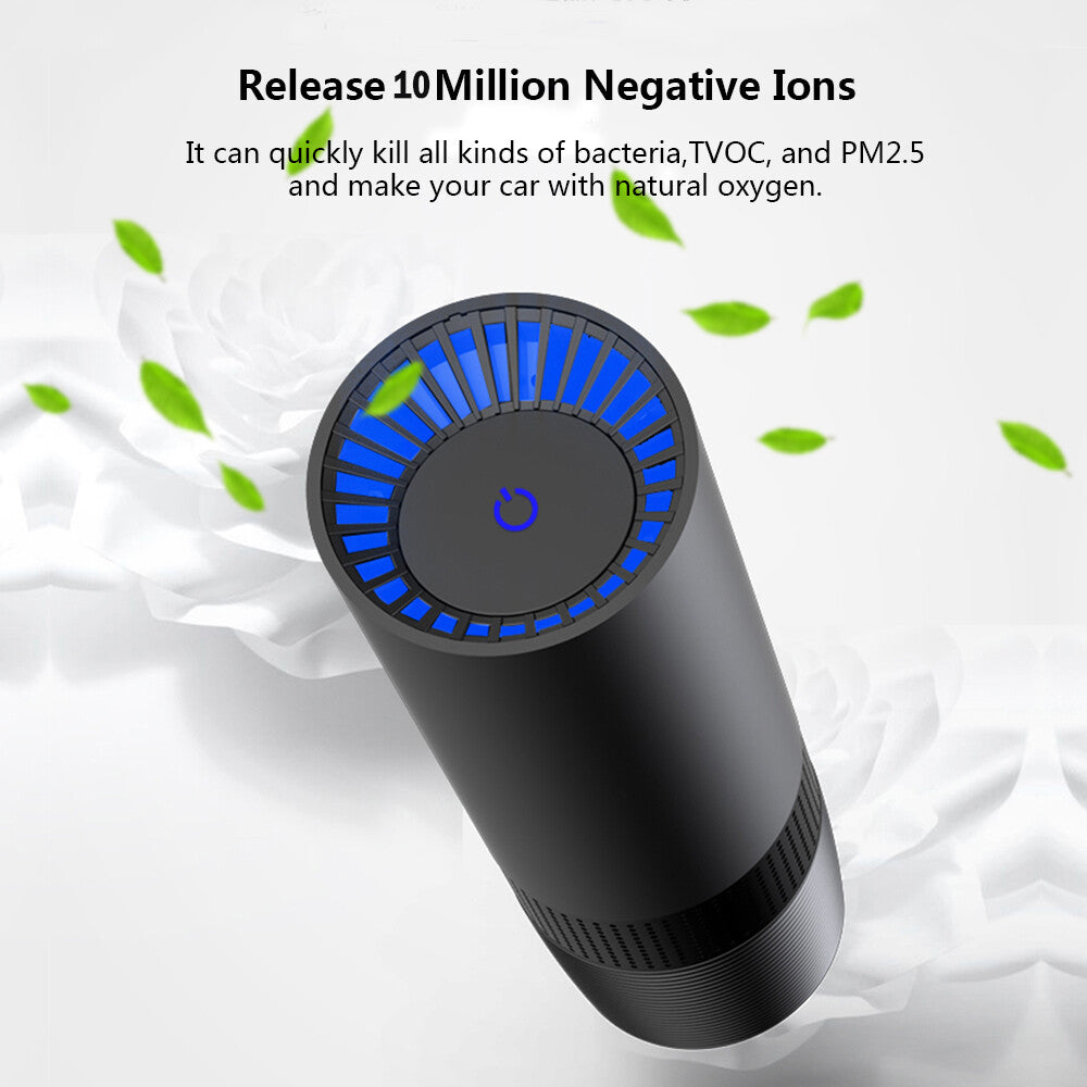 True HEPA Air Purifier Filter For Car Smoker Air Cleaner Ionizer TVOCs Odor Dust Sensor - 5 - CJ