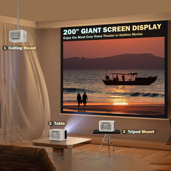 DBPOWER H89 720P Projector With Motorized Focus 5G - It Is Prohibited To Sell On Amazon, Walmart, And Temu Platforms, And It Will Not Be Shipped On Weekends - 5 - CJ