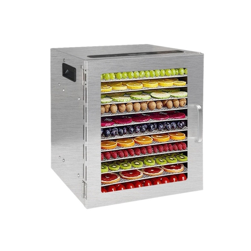 Portable Home 18-Layer Stainless Steel Fruit Dryer
