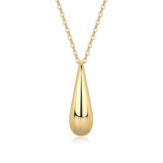 1Evening Love - A Fashionable And Trendy Diamond Pendant Necklace Set With Moissanite S925 Sterling Silver And Gold Plating Prohibit TikTok sales - 5 - CJ