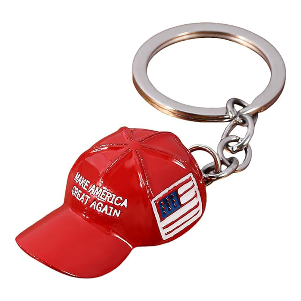6PCS Trump Redcap Keychain Pendant Hanging Ornament - 5 - CJ