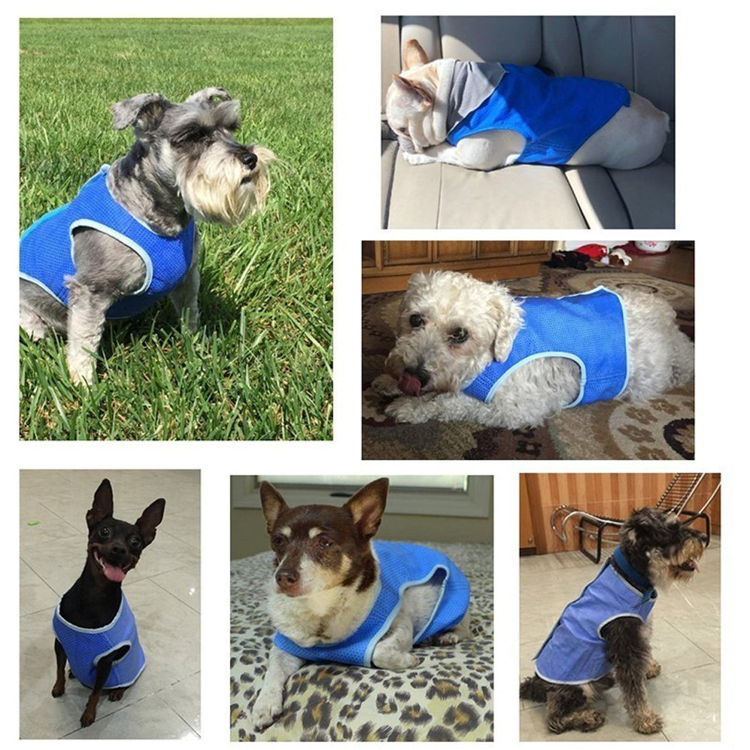 Dog Summer Cooling Vest, Pet Cooling Clothes Dog Cat Cooling Vest, Summer Heat Relief Vest Pet Dog Clothes Summer Clothes For Dogs Dog Cooling Vest - 5 - CJ