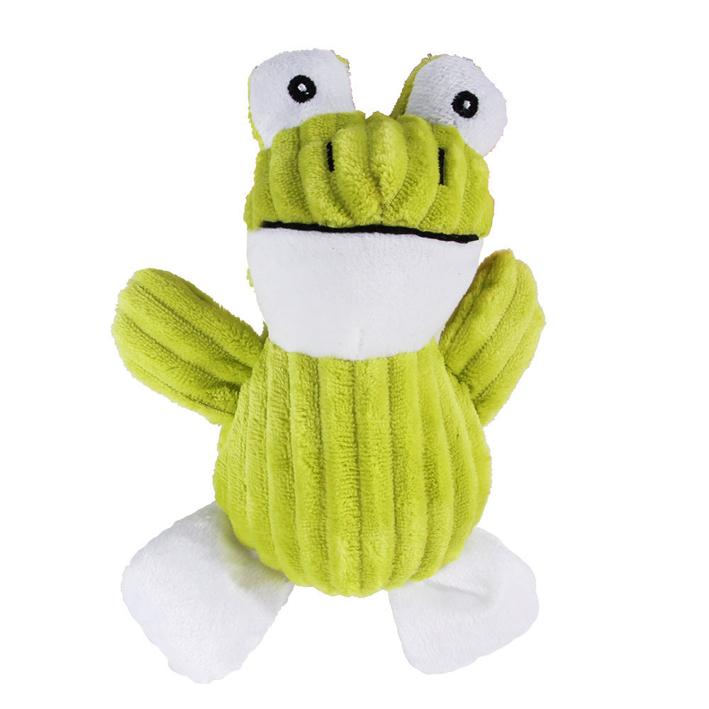 Vocal Animal Plush for Pet Dog Molar Teeth Cleaning Training - 0 - CJ