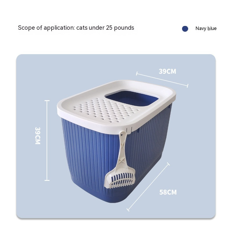 Pet Litter Box Fully Enclosed Top - in Oversized - 0 - CJ