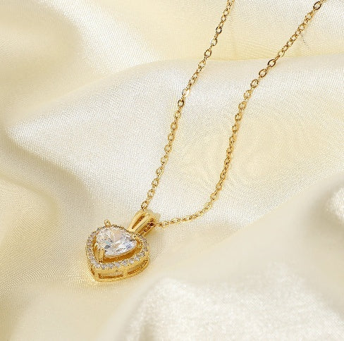 Exquisite Women's Wedding Jewelry Stainless Steel Gold - 5 - CJ