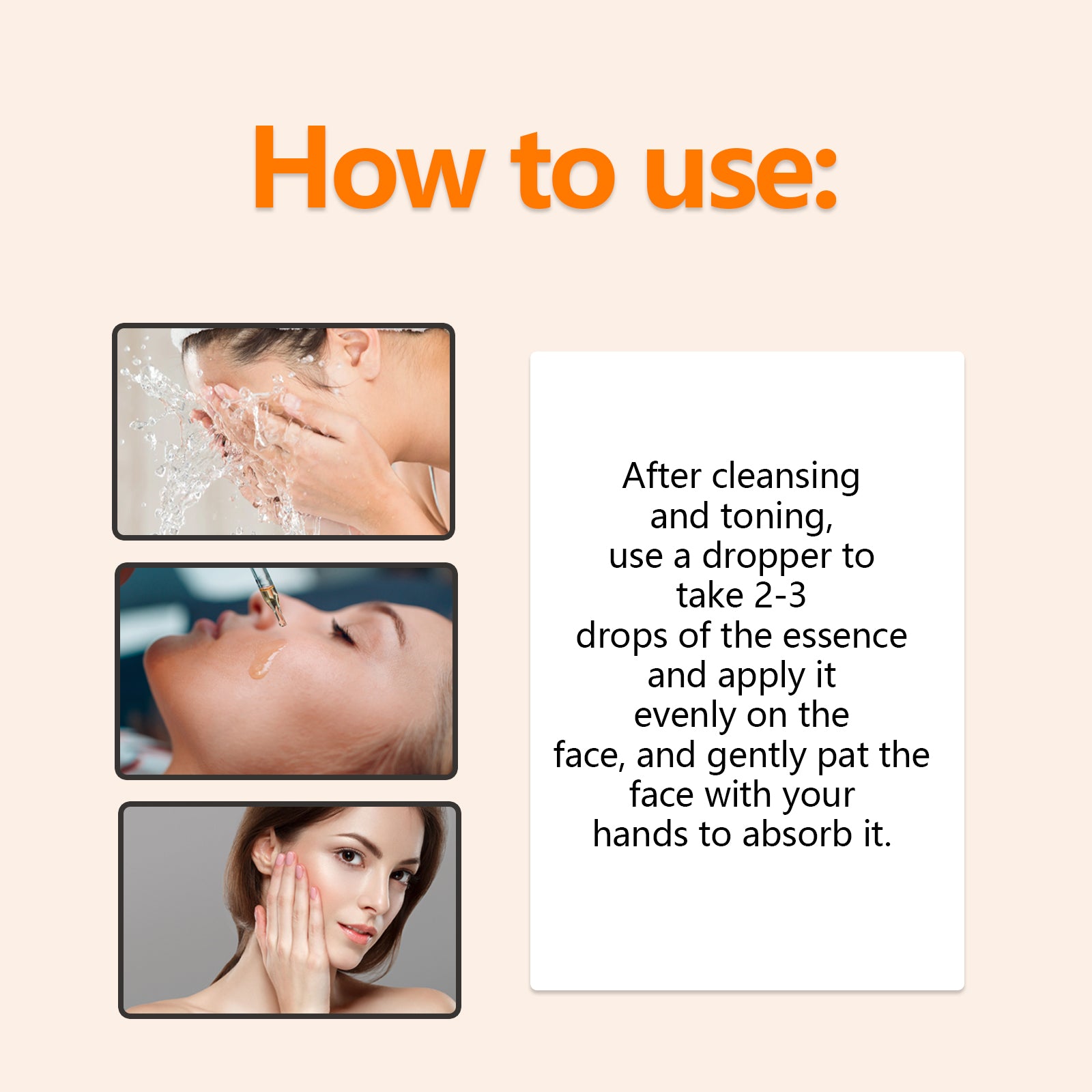 OUHOE Vitamin C Face Serum, Lighten Fine Lines And Tighten Facial Skin Anti - Aging Serum - 5 - CJ