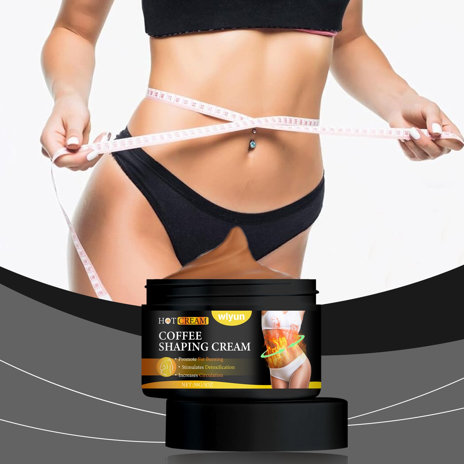 Wiyun Body Massage Cream Daily Gently Nourishes Body Skin Apply Massage Cream Gracefully, Lightly And Comfortably - 5 - CJ